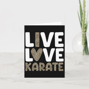 Karate Kunst Voor Mannen Vrouwen Kinder Martial Ar Kaart