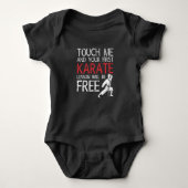 Karate Lesson Karate Martial Arts Romper (Voorkant)