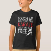 Karate Lesson Karate Martial Arts T-shirt (Voorkant)