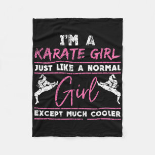 Karate Lover Atleet Vrouwen Gift Karate Fleece Deken