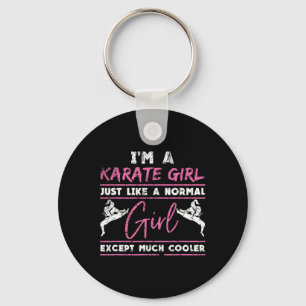 Karate Lover Atleet Vrouwen Gift Karate Sleutelhanger