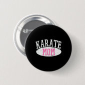 Karate mama 2 ronde button 5,7 cm (Voorkant /achterkant)