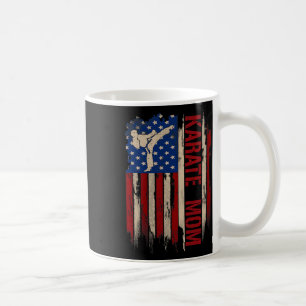 Karate Mama Amerikaanse Vlag De Kick Gift Koffiemok