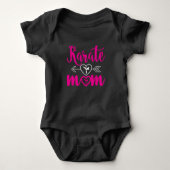 Karate Mama Funny Proud Karate mama Romper (Voorkant)
