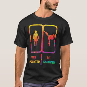Karate mama meisje je dochter Karate d T-shirt