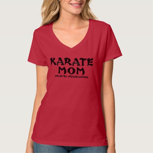 Karate mama T-shirt (Voorkant)