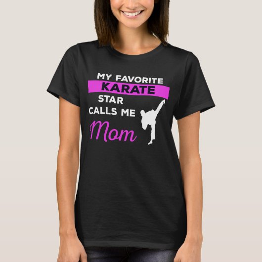 Karate mama t-shirt (Voorkant)