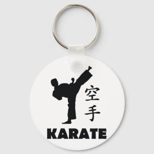 karate man chinese symbolen pictogram sleutelhanger