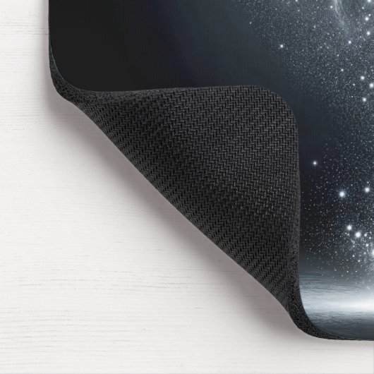 Karate Man met Neon Energy Light Trails Muismat (Hoek)