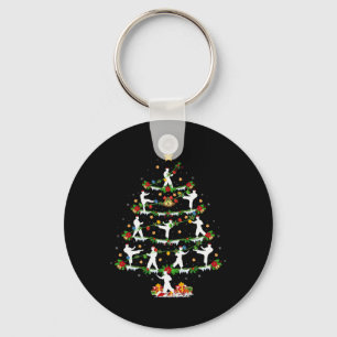 Karate Martial Art Lover Xmas Lighting Karate Chri Sleutelhanger