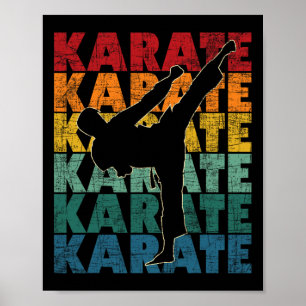 Karate - Martial Artist Karateka Comt Zelfverdedig Poster