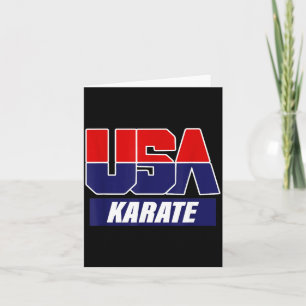 Karate Martial Arts 2021 USA Team Kaart