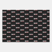 Karate Martial Arts Abstract Swish Inpakpapier Vel (Voorkant 2)