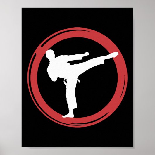 Karate Martial Arts Essence Poster (Voorkant)