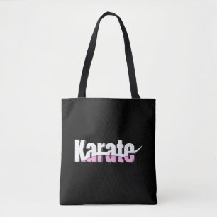 Karate Martial Arts Girly Pink Draagtas