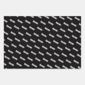 Karate Martial Arts Girly Pink Inpakpapier Vel (Voorkant 3)