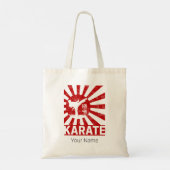 Karate Martial Arts met Japans  ontwerp Tote Bag (Achterkant)
