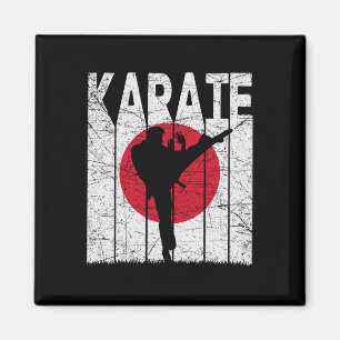 Karate Martial Arts Retro Karate Japans Magneet