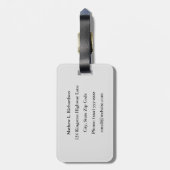 Karate Martial Arts Rood Bagagelabel (Achterkant verticaal)