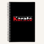 Karate Martial Arts Rood Notitieboek (Voorkant)