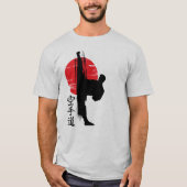 Karate Mawashi geri  T-shirt (Voorkant)