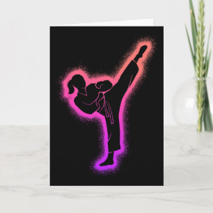 Karate Meisje Vechtkunst Kinderen Vrouwen Meisjes Kaart