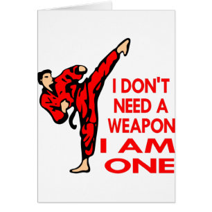 Karaté, MIXED MARTIAL ART, JE SUIS une arme