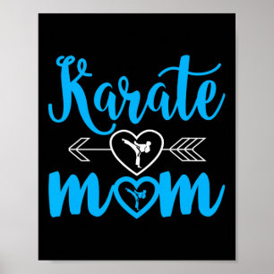 Karate Moeder Grappig Trots Karate Moeder Poster
