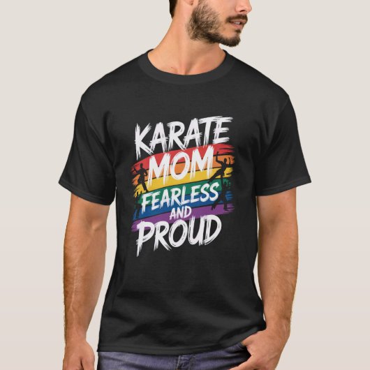 Karate Moeder Moederdag 4 T-shirt (Voorkant)