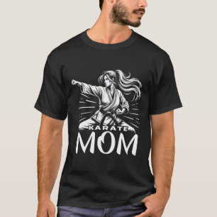 Karate Mom Martial Arts Moeder Familie Bonding T-shirt