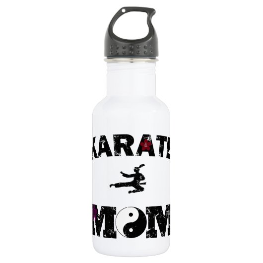 Karate MOM Waterfles (Voorkant)
