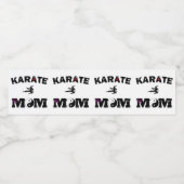 Karate MOM Waterfles Etiket (Enkel label)