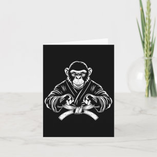Karate Monkey Tekening Kickboksen Jiu-jitsu MMA Ma Kaart