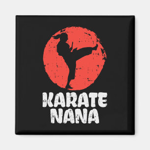Karate Nana Ponytail Kick Japanese Martial Arts Gr Magneet