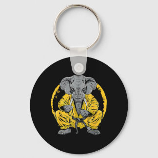 Karate Olifant Dier Jiu-Jitsu Mma Taekwondo Sleutelhanger