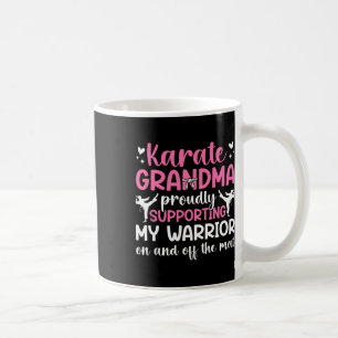 Karate Oma Ondersteunt Mijn Strijder Karate Oma Koffiemok