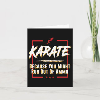 Karate omdat je uit het T-shirt van de Ammo-gevech Kaart