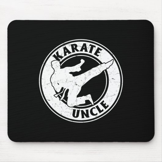 Karate Oom Karate Vechten Oom Karate Muismat (Voorkant)