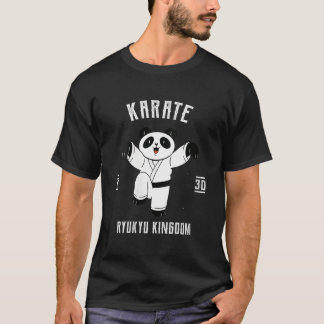 Karate Panda With Belt Karate Japanese Mial T-shirt