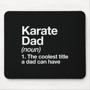 Karate Papa Definitie Grappige Sporten Martial Art Muismat