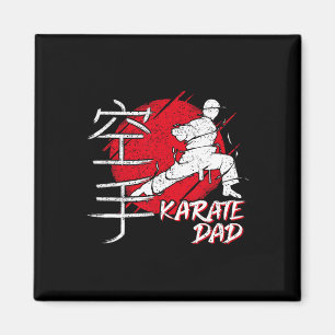 Karate Papa Japans Zon Lettertype Karate Dojo Mart Magneet