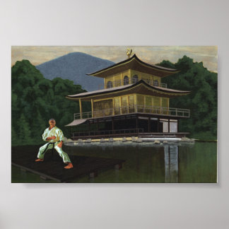 Karate Pavillion Poster