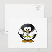 Karate Penguin Briefkaart (Voorkant / Achterkant)