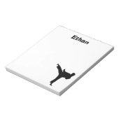 Karate Personalized Notitieblok (Gedraaid)
