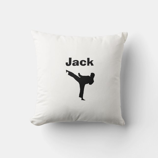 Karate Personalized Pillow Kussen (Voorkant)