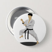 Karate Pose Button (Voorkant /achterkant)