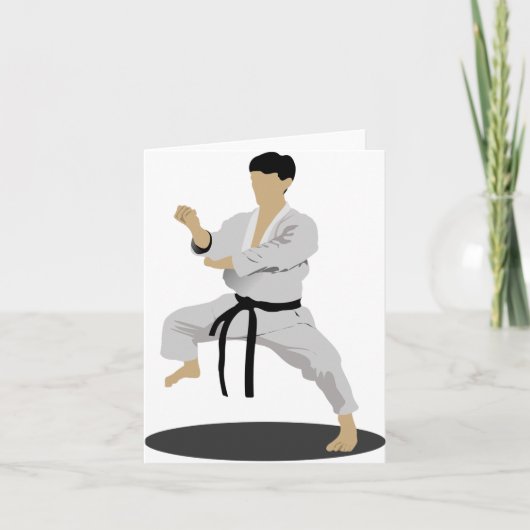 Karate Pose Notitiekaarten (Voorkant)