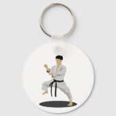 Karate Pose Sleutelhanger (Voorkant)