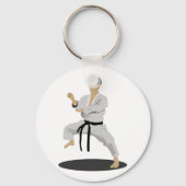 Karate Pose Sleutelhanger (Achterkant)