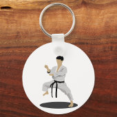Karate Pose Sleutelhanger